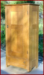 Early Gustave Stickley Fitted Wardrobe